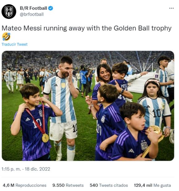 Todo lo que debes saber sobre los hijos de Lionel Messi, ganador del Mundial Qatar 2022