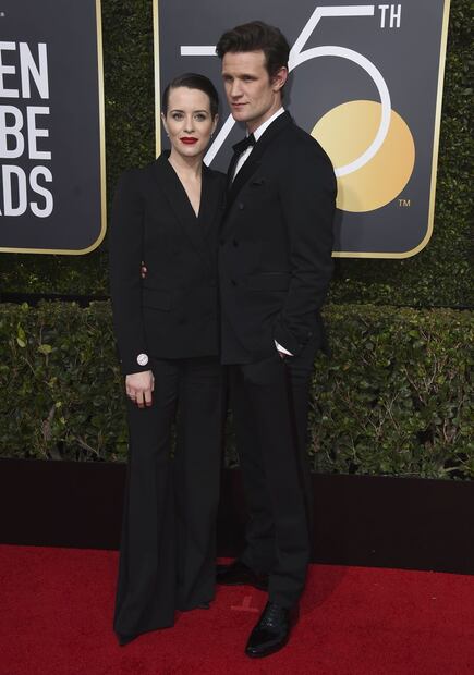 El amor se apodera de los Golden Globes: Las parejas en la alfombra roja