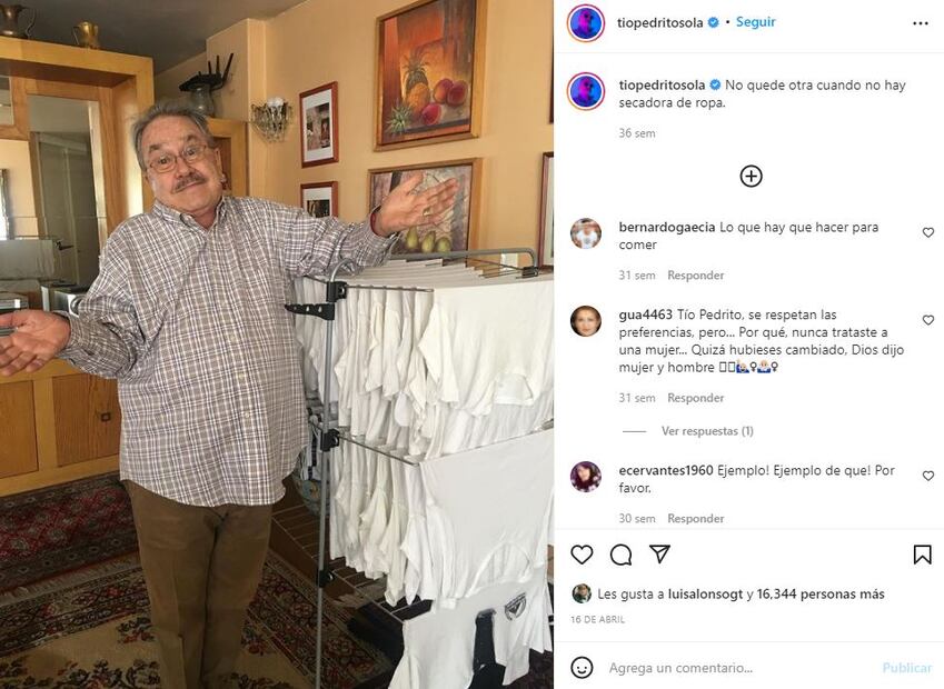 Pedro Sola revela que tiene problemas de salud