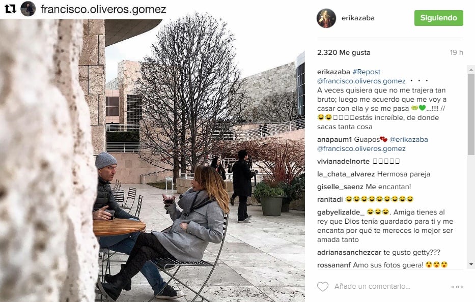 La historia de amor de Erika Zaba y Francisco Oliveros 
