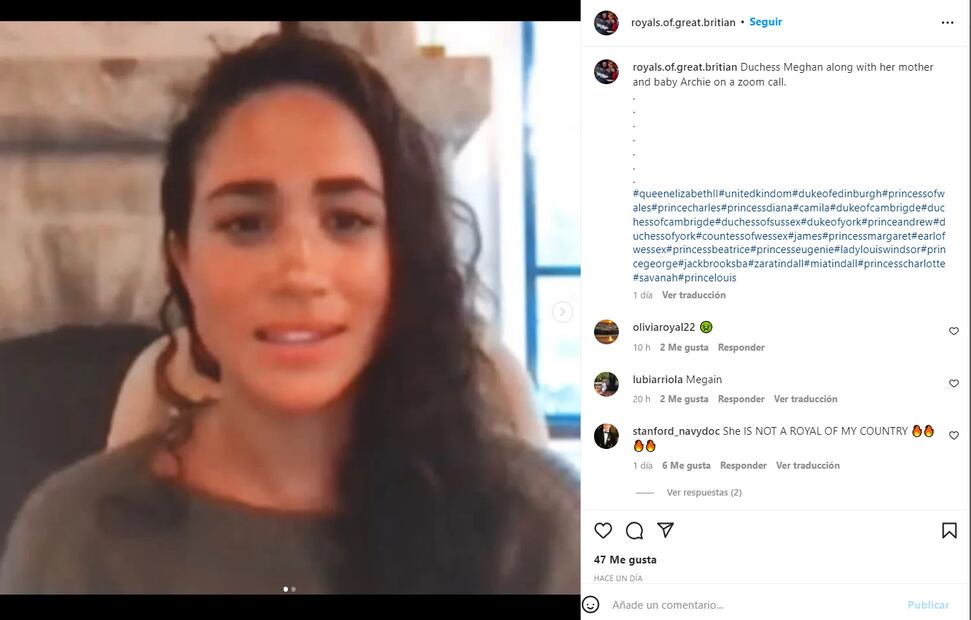 Meghan Markle apuesta por un look natural, sin maquillaje y pelo rizado