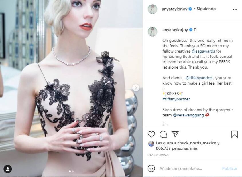 El vestido con encaje de Anya Taylor-Joy que arrebató millones de miradas