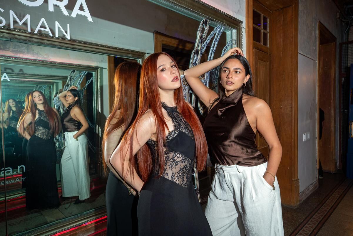Paulina Ruiz y Mia Rubín. Foto: Edgar Silva Fuentes S.