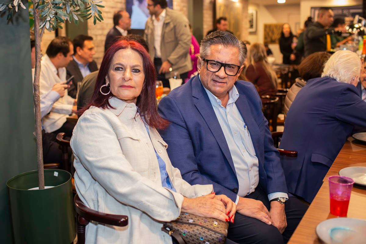 Tere Said y Joel Ortega. Foto: Esteban Torreblanca