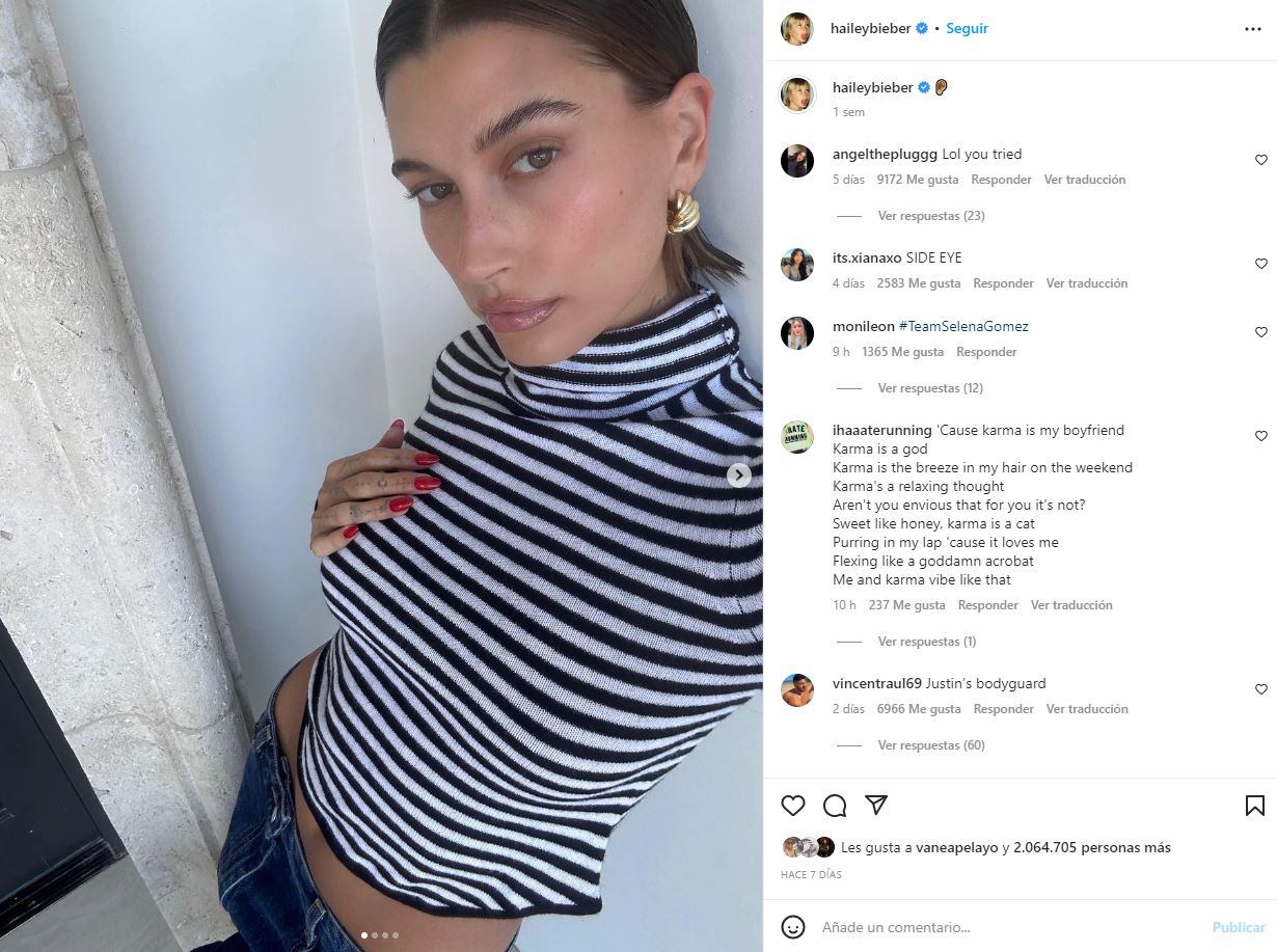 Selena Gomez detiene mensajes de odio contra Hailey Bieber; ella da las gracias