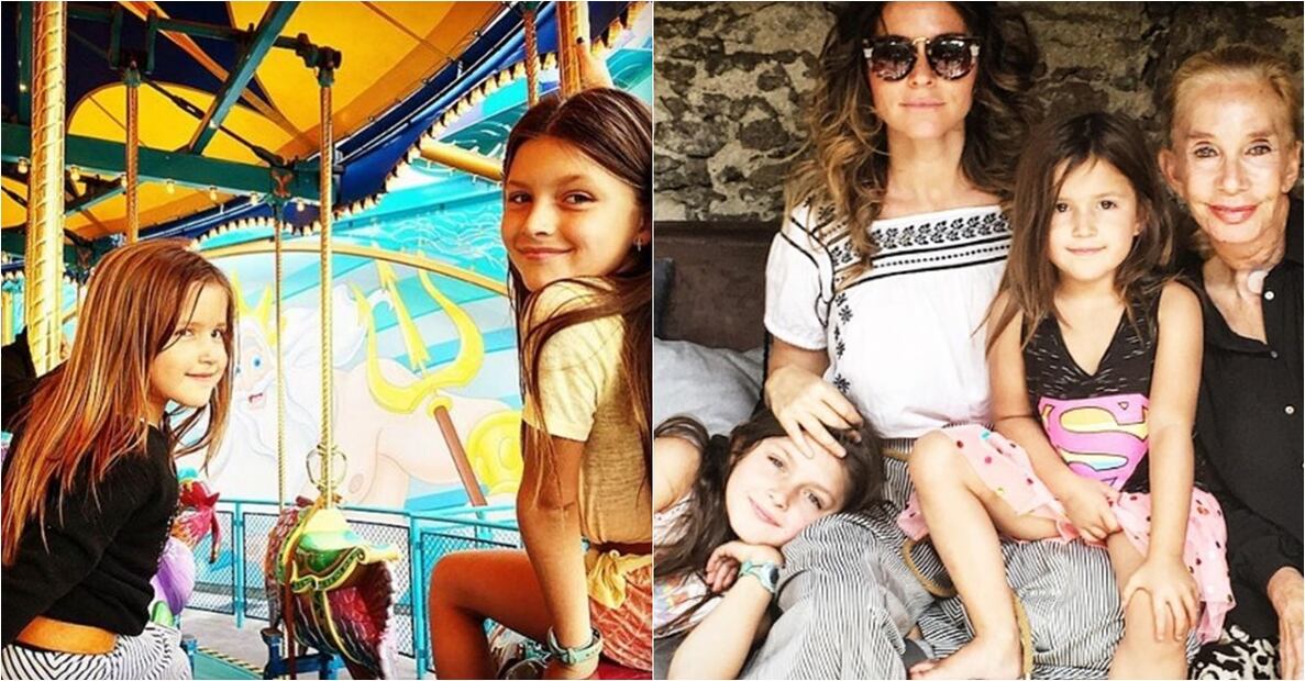Las lindas hijas de Issabela Camil y Sergio Mayer