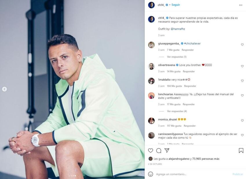 “Chicharito” Hernández: “No era la mejor pareja, no era el mejor padre”