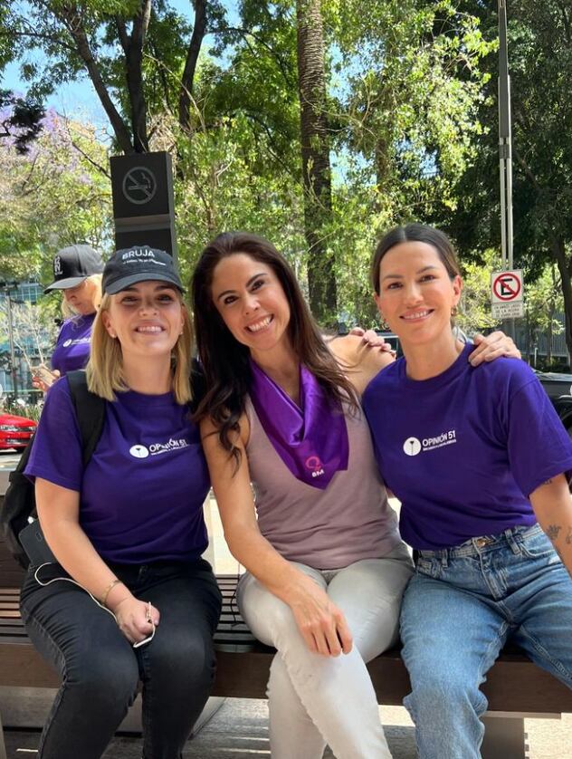 Pamela Cerdeira, Paola Rojas y Romina Sacre