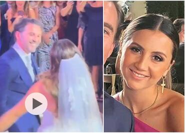 VIDEO: Pepe Bastón, muy bailador en la boda de su hija Natalia