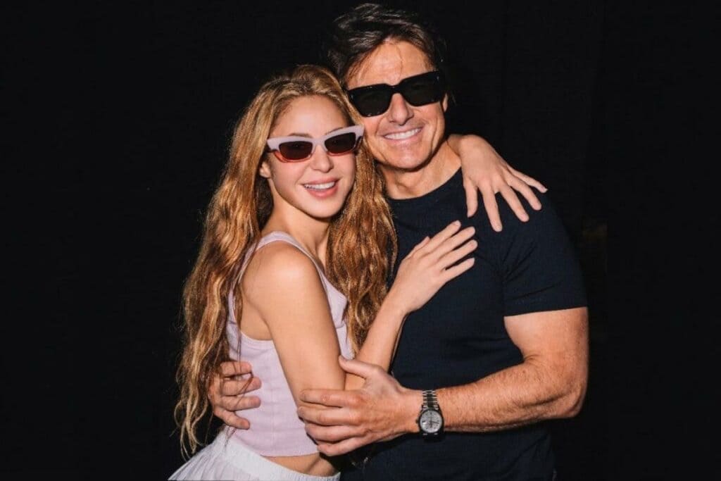 Shakira y Tom Cruise. (Foto: Instagram)