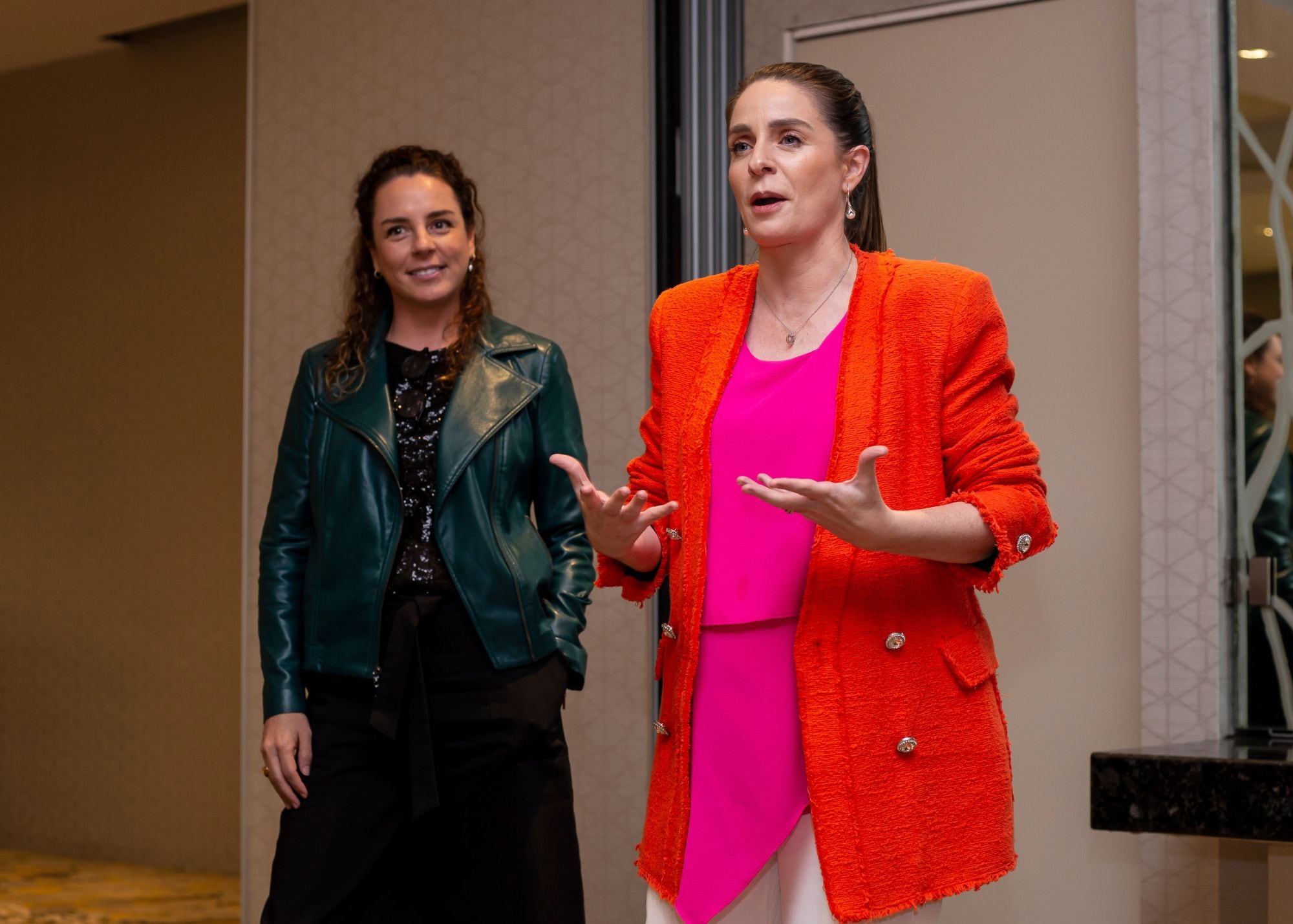 Regina y Mercedes Palomar. (Foto: Esteban Torreblanca)