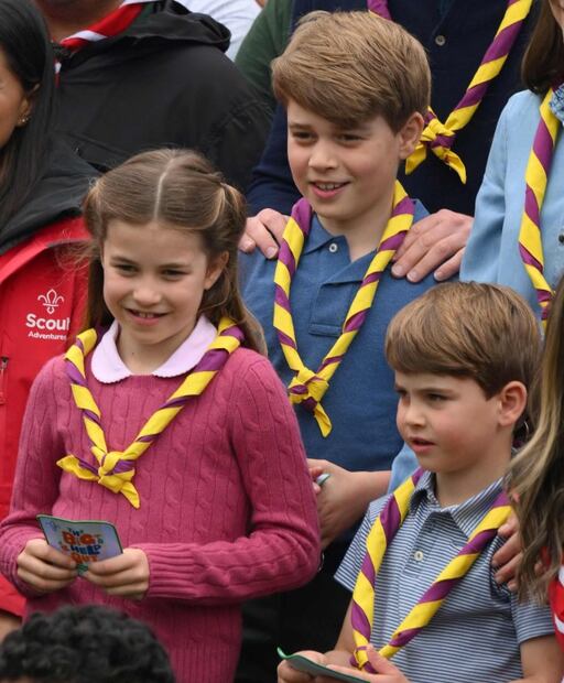 (La princesa Charlotte, el príncipe George y el príncipe Louis, hijos de los príncipes de Gales / AFP)