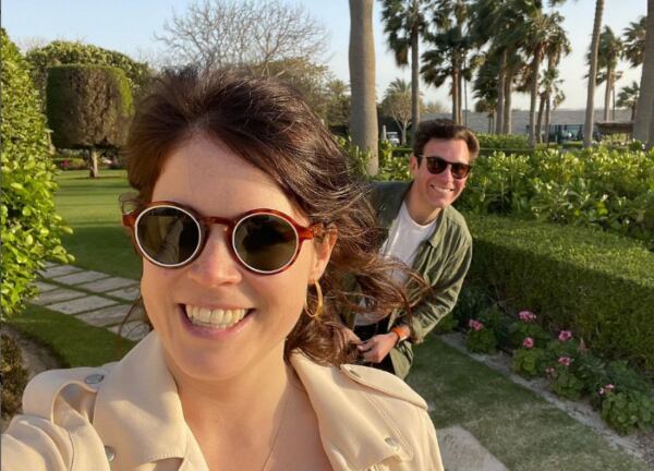Eugenia de York y su esposo Jack Brooksbank/Instagram.