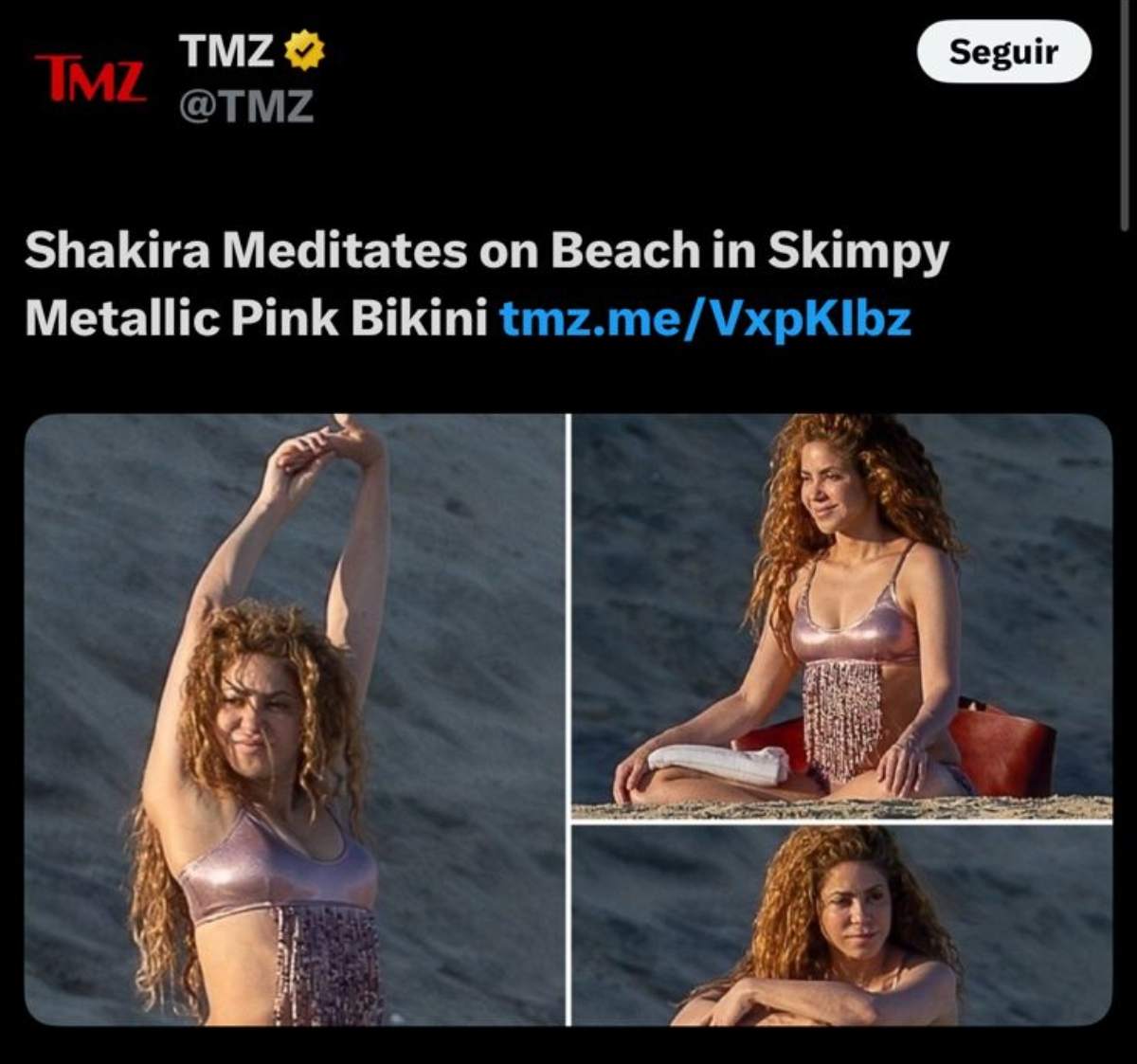 Shakira fue captada en playas mexicanas / Foto: Especial