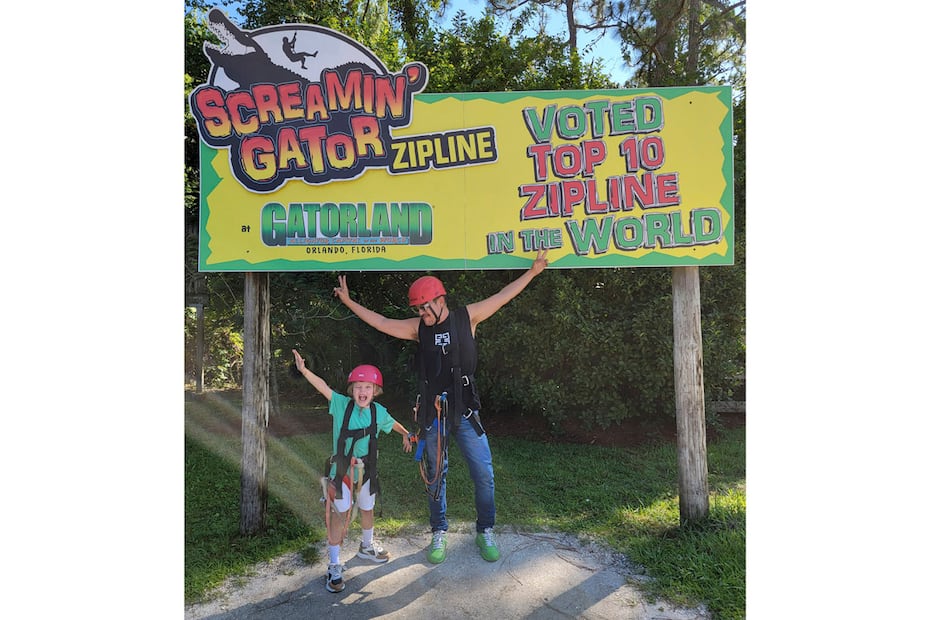 Matías en Gatorland. (Foto: Especial)