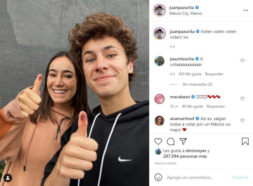 Así votaron Paulina Peña, Ludwika Paleta y más personalidades este domingo de elecciones