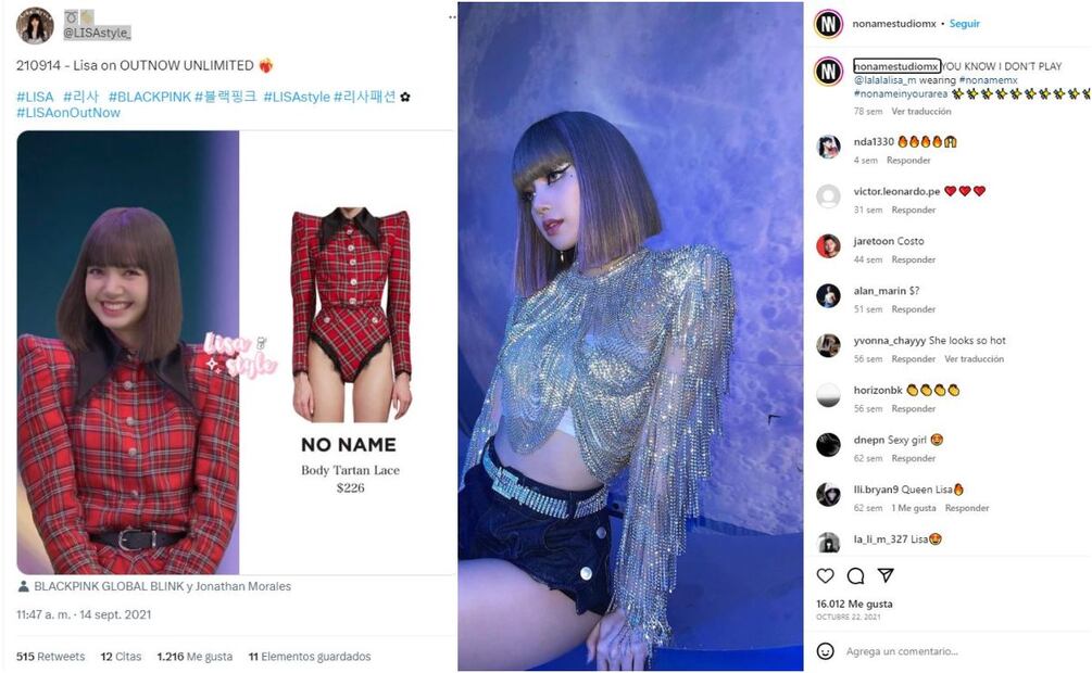 No Name Studio, la marca mexicana que conquistó a Blackpink
