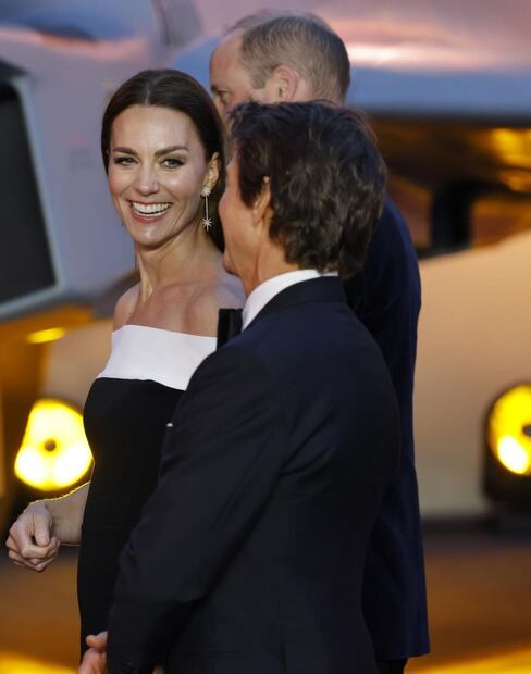 Kate Middleton, radiante y super sexy en el estreno de Top Gun