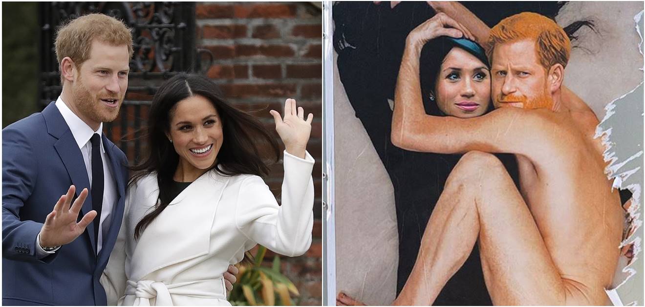 Artista convierte a Meghan Markle en Yoko Ono y a Harry en John Lennon