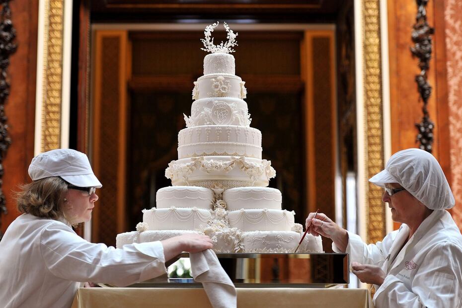 ¿Cómo han sido los pasteles en las bodas de la realeza británica?