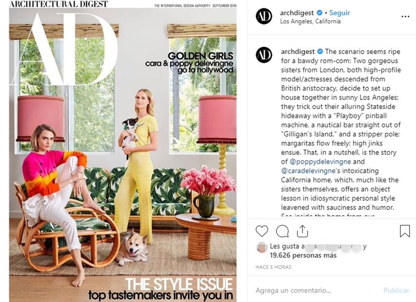 Conoce la majestuosa y paradisíaca mansión de Cara Delevingne