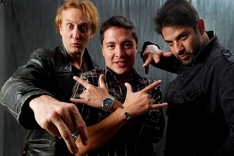 Marius Biegai, Armando Hernández y Miguel Rodarte en los Héroes del Norte. (Foto: Archivo El Universal)