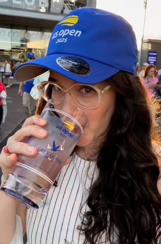 Ximena Sariñana en el US Open 2025 / Foto: Instagram