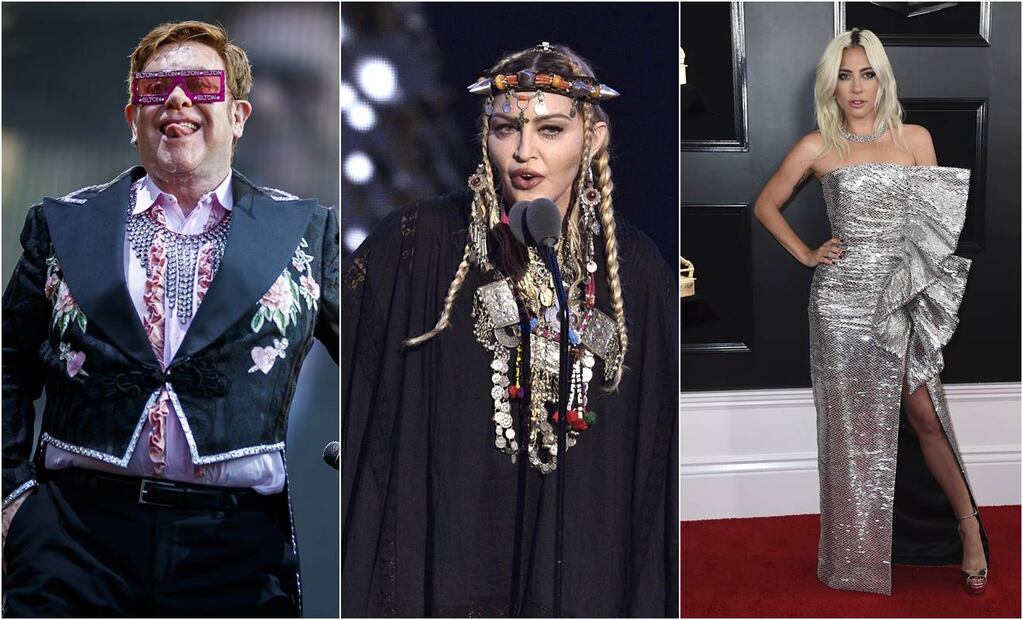El día que Elton John llamó 'stripper de feria' a Madonna