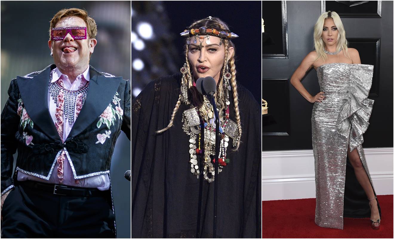 El día que Elton John llamó 'stripper de feria' a Madonna