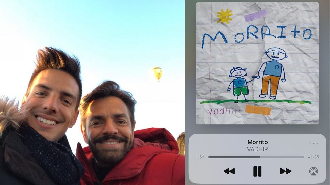 Esto dice la canción de Vadhir que le escribió a su papá Eugenio Derbez para sanar sus heridas