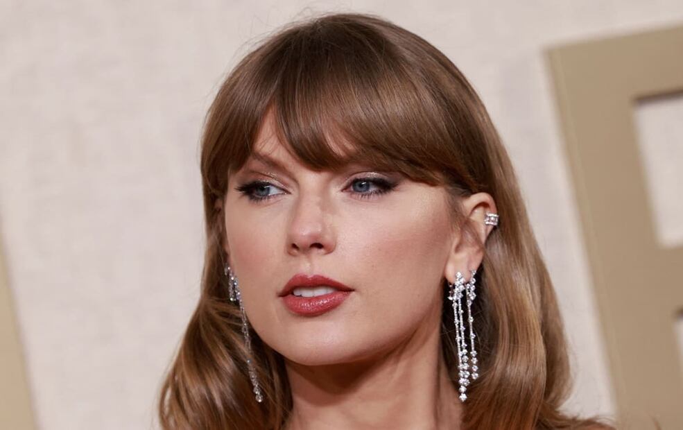 Taylor Swift en los Golden Globes 2024 / AFP