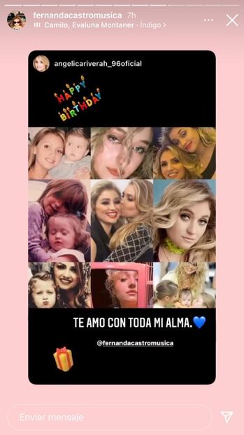 Angélica Rivera felicita a su hija Fernanda por su cumpleaños