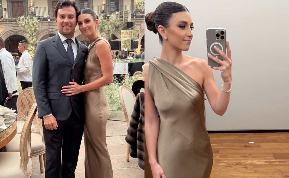 Sergio 'Checo' Pérez junto a Carola Martínez, su esposa / Fotos: Instagram
