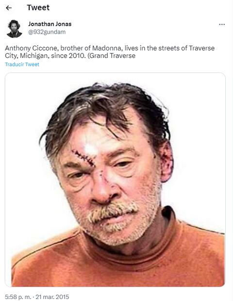 Muere Anthony Ciccone, el hermano mayor de Madonna 
