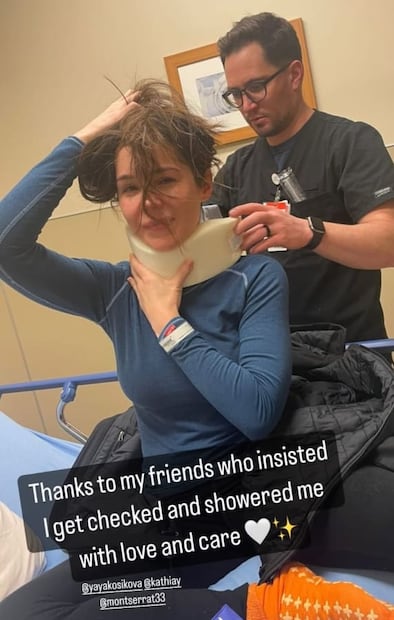Camila Sodi sufre accidente en la nieve / Instagram