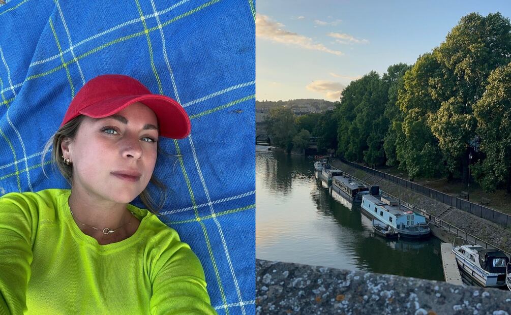 Ludwika Paleta hizo un picnic para estar a solas con la naturaleza / Foto: Instagram