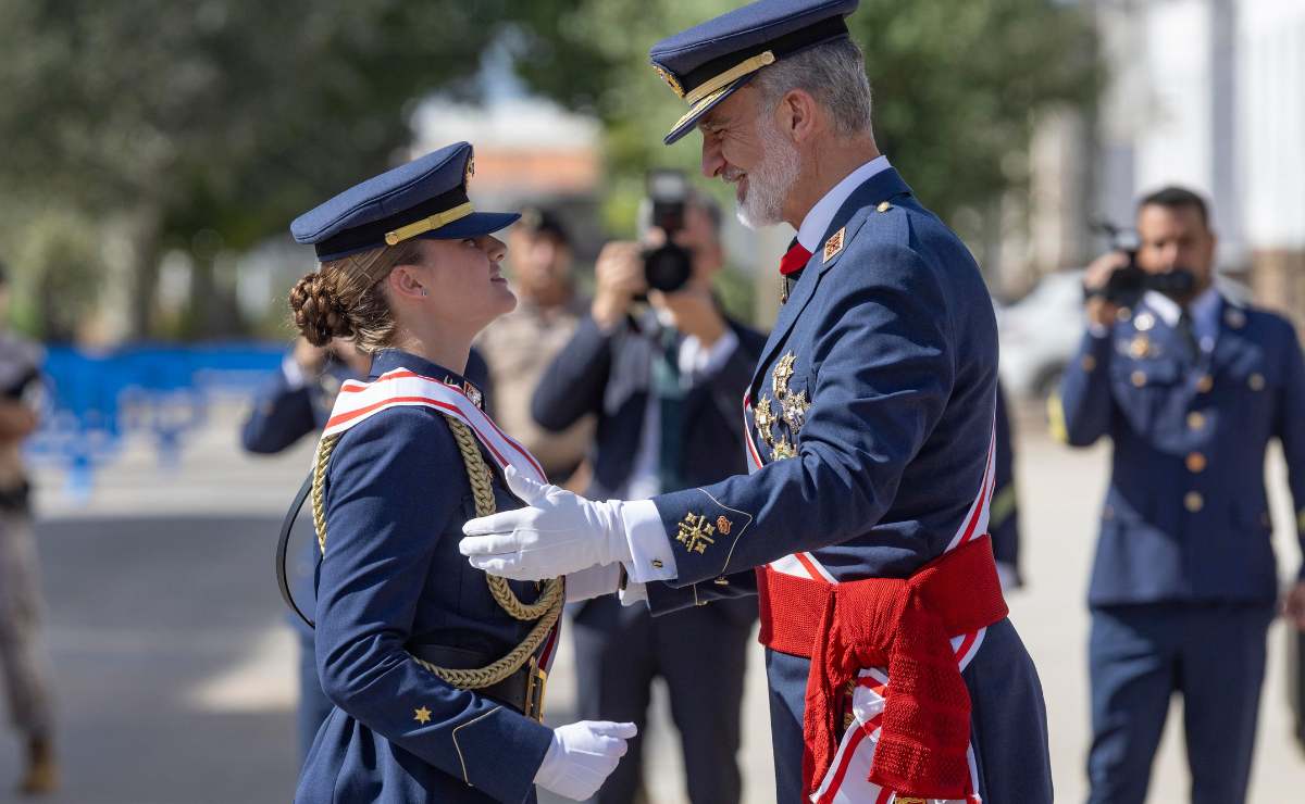 La princesa Leonor culminó su formación militar / Foto: EFE