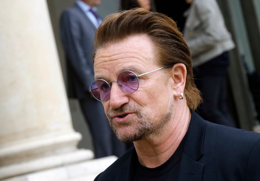 Bono, de U2, celebra 60 años con una playlist de las canciones que "lo salvaron"
