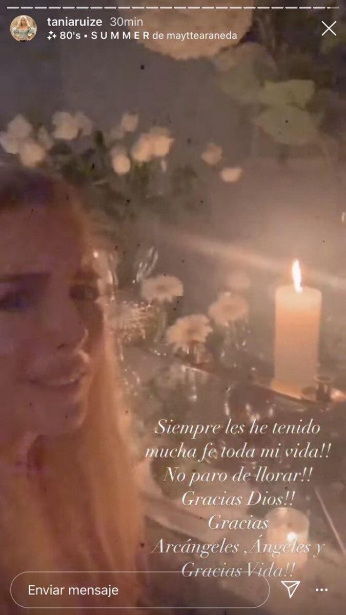 Tania Ruiz graba evento paranormal en su casa y rompe en llanto
