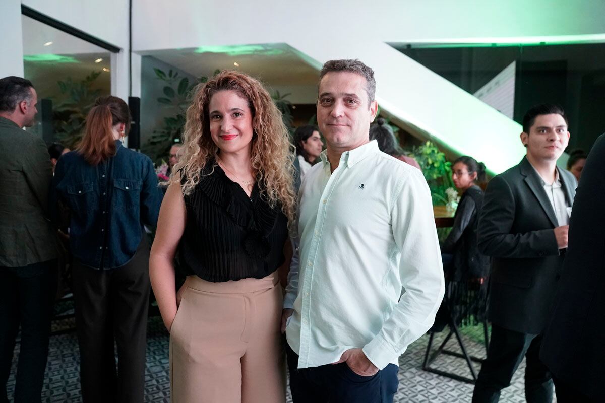 Carolina Pirón y David Pérez. (Foto: Héptor Arjona)