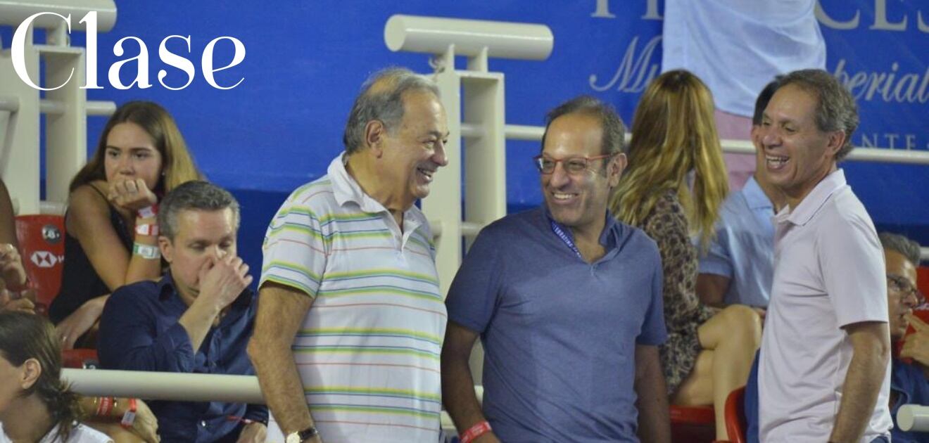 Así disfrutan Carlos Slim y sus hijos del Abierto Mexicano de Tenis en Acapulco