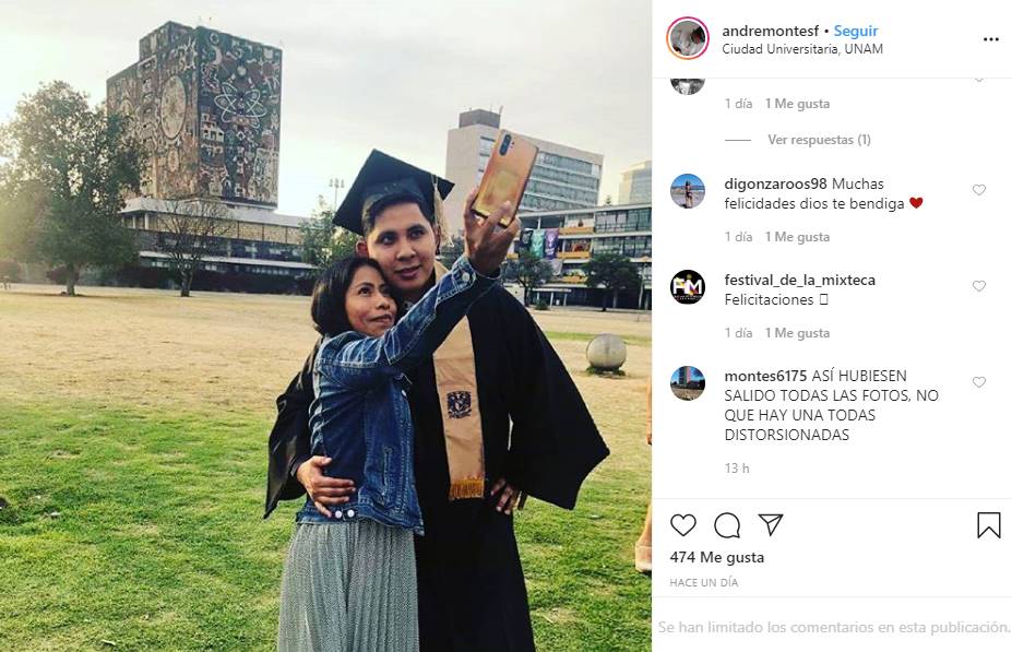 Yalitza Aparicio celebra la graduación de André Montes, su supuesto novio
