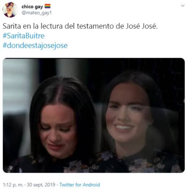 Los memes de Sara Sosa por el paradero del cuerpo de su papá José José