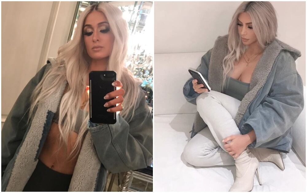 La espectacular transformación de Paris Hilton en Kim Kardashian