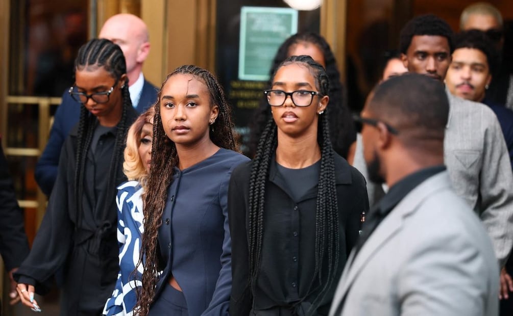 Los hijos de Sean 'Diddy' Combs presentes durante su juicio / Foto: AFP