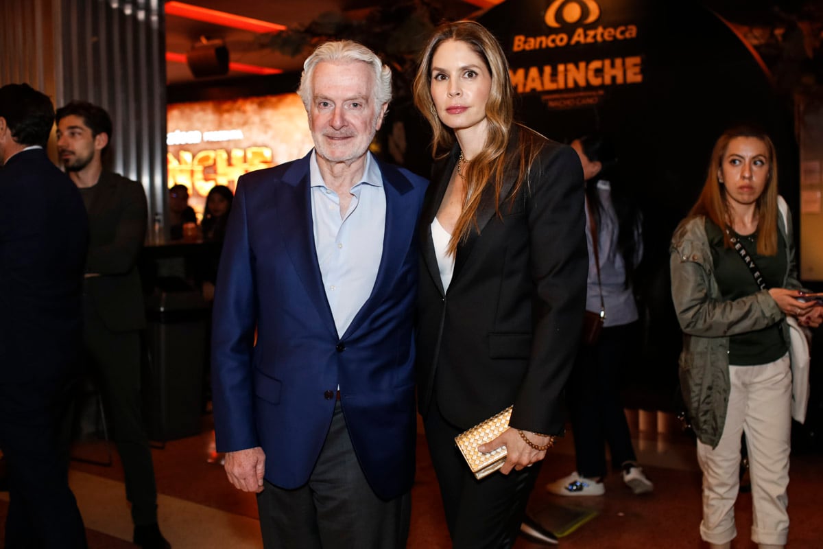 Santiago Creel  y Paulina Velasco. (Foto: Esteban Torreblanca)