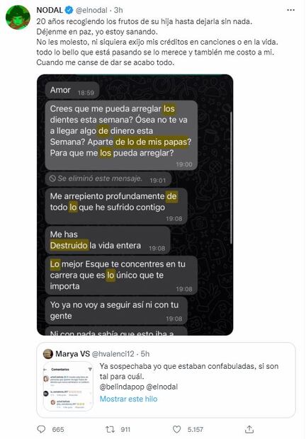 Belinda asegura que no necesita un novio para tener una vida llena de lujos
