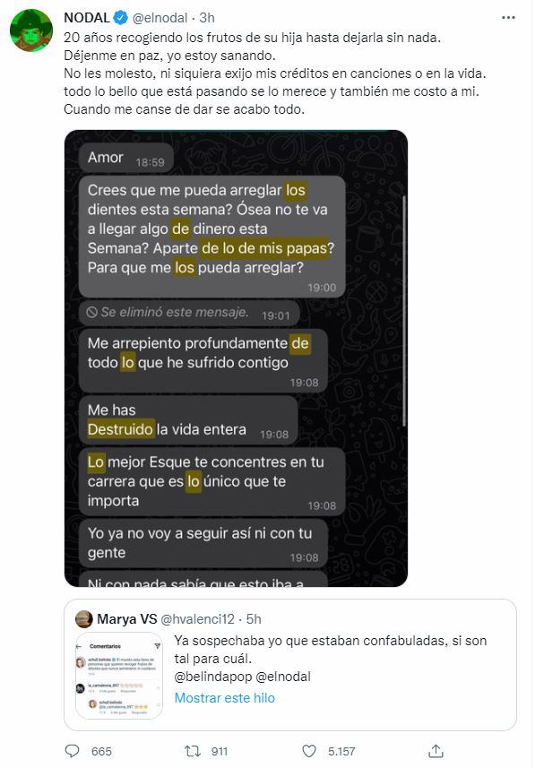Belinda asegura que no necesita un novio para tener una vida llena de lujos