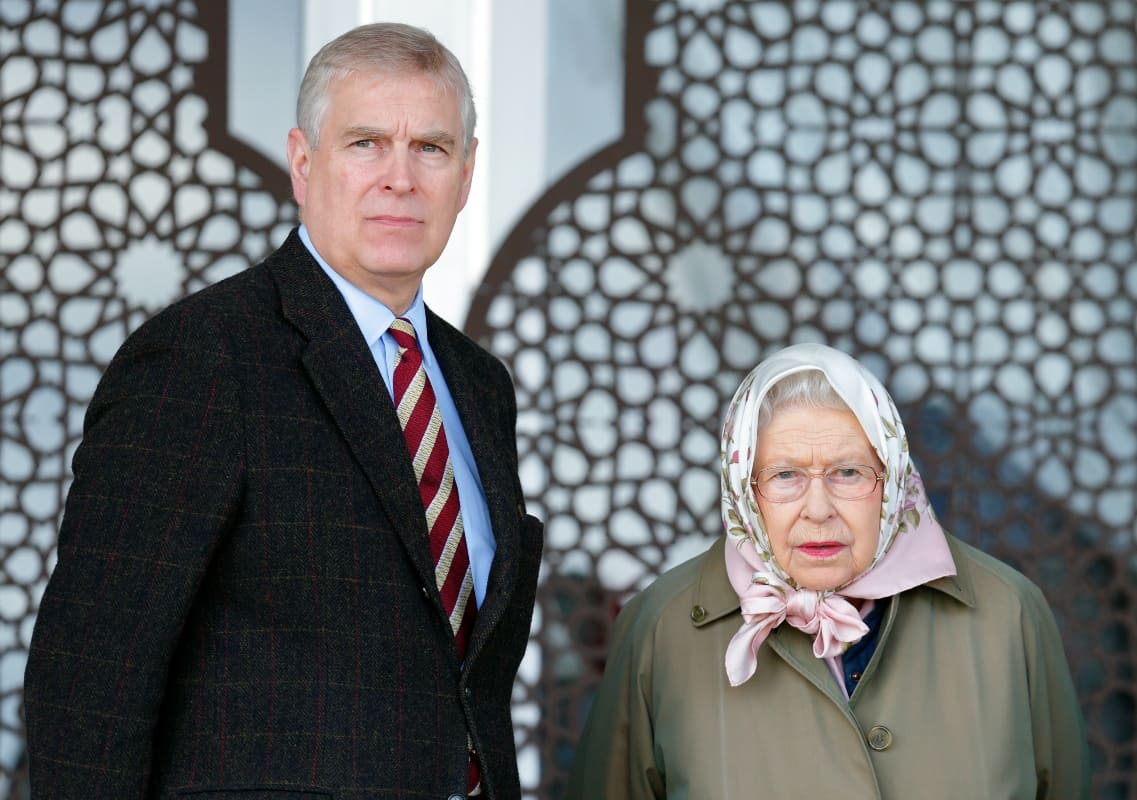 Andrés de York y la reina Isabel II en 2017 / Foto: Getty Images