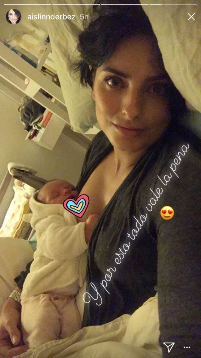 FOTO: Por fin conocemos el rostro de Kailani, hija de Aislinn Derbez